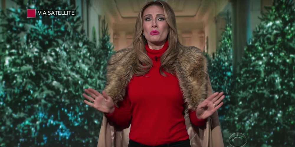 Watch Melania Trump Decorate (and Try to Escape) the White House in This Funny Sketch