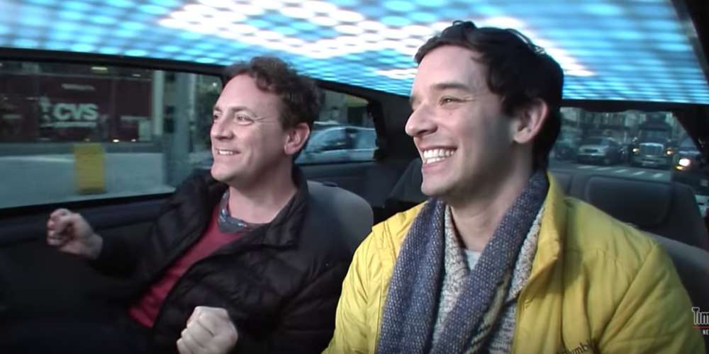 ‘Cash Cab’ Returned This Week With Drew Droege and Michael Urie in the Backseat