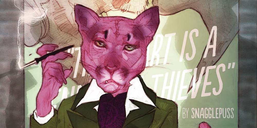 In the New Snagglepuss Comic, Our Favorite Talking Cat Is a Regular Patron of Stonewall