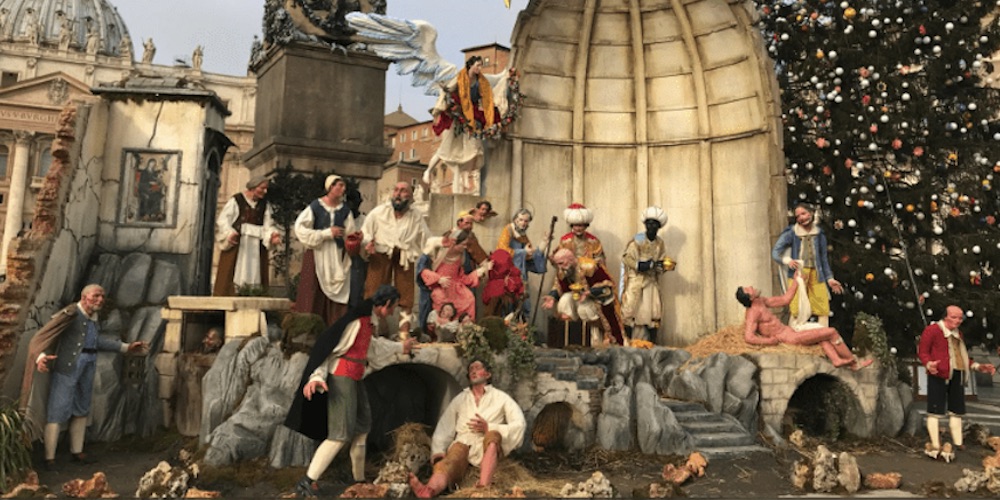 The Vatican’s Nativity Scene Includes a Sexy Naked Guy, and Homophobes Aren’t Happy