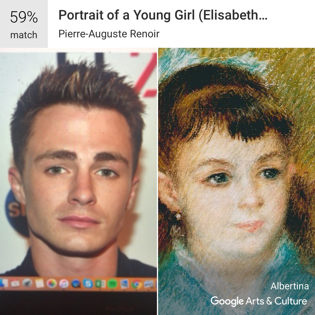 google arts and culture colton haynes