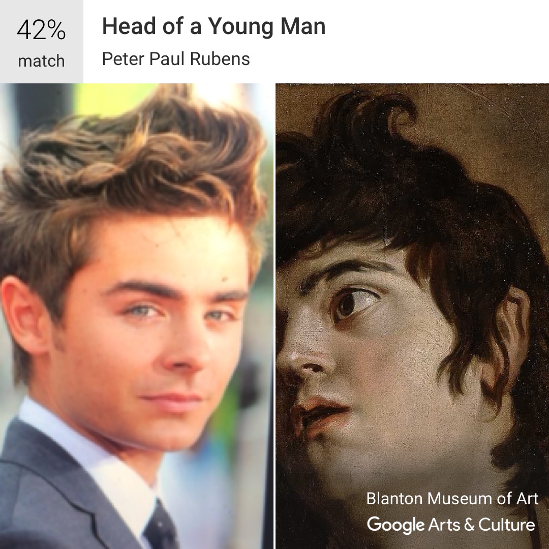 google arts and culture zac efron