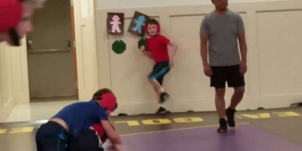 Could This Kid Dancing During Wrestling Practice Be the Next George Michael?