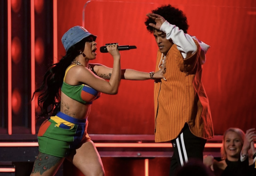 grammys performance cardi bruno