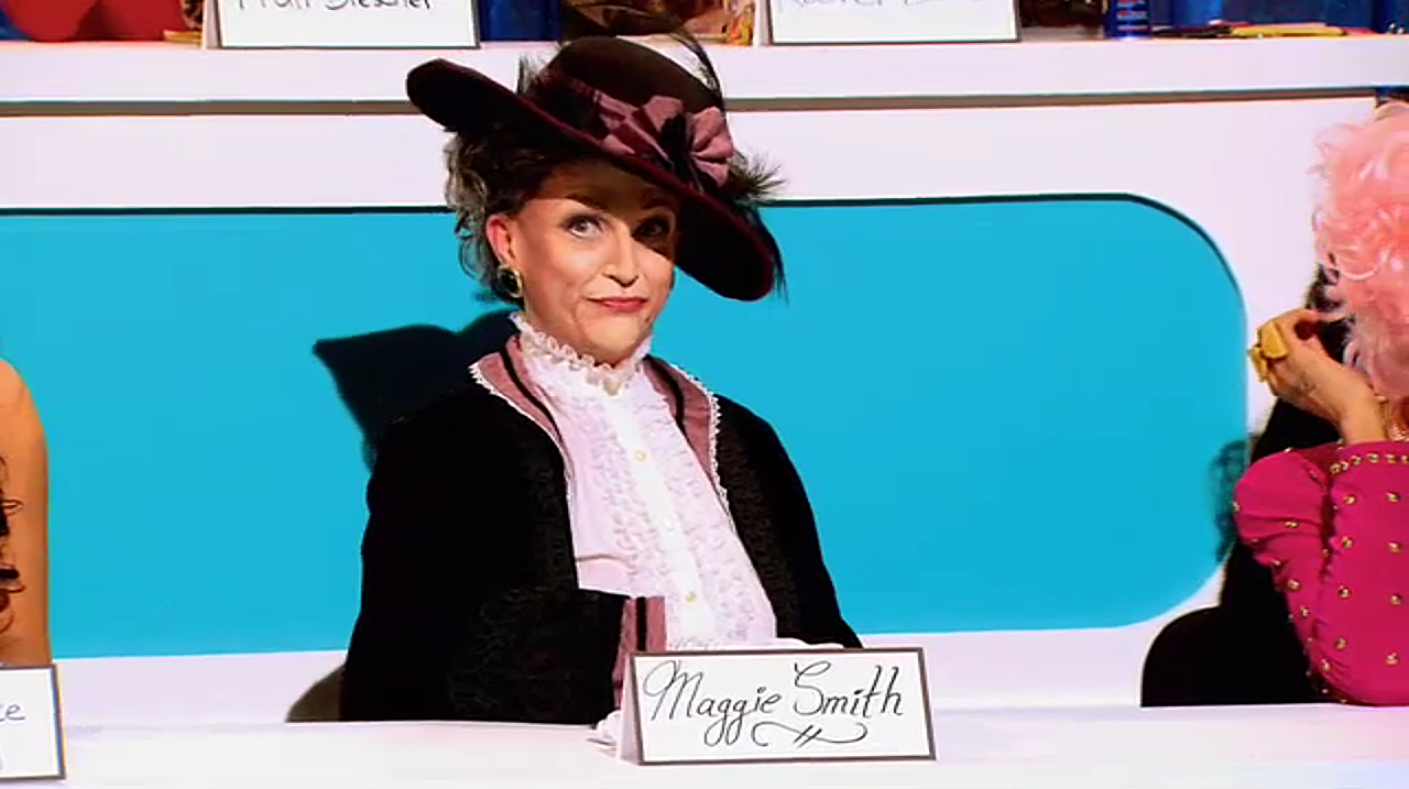 Ben De La Creme as Dame Maggie Smith best snatch game