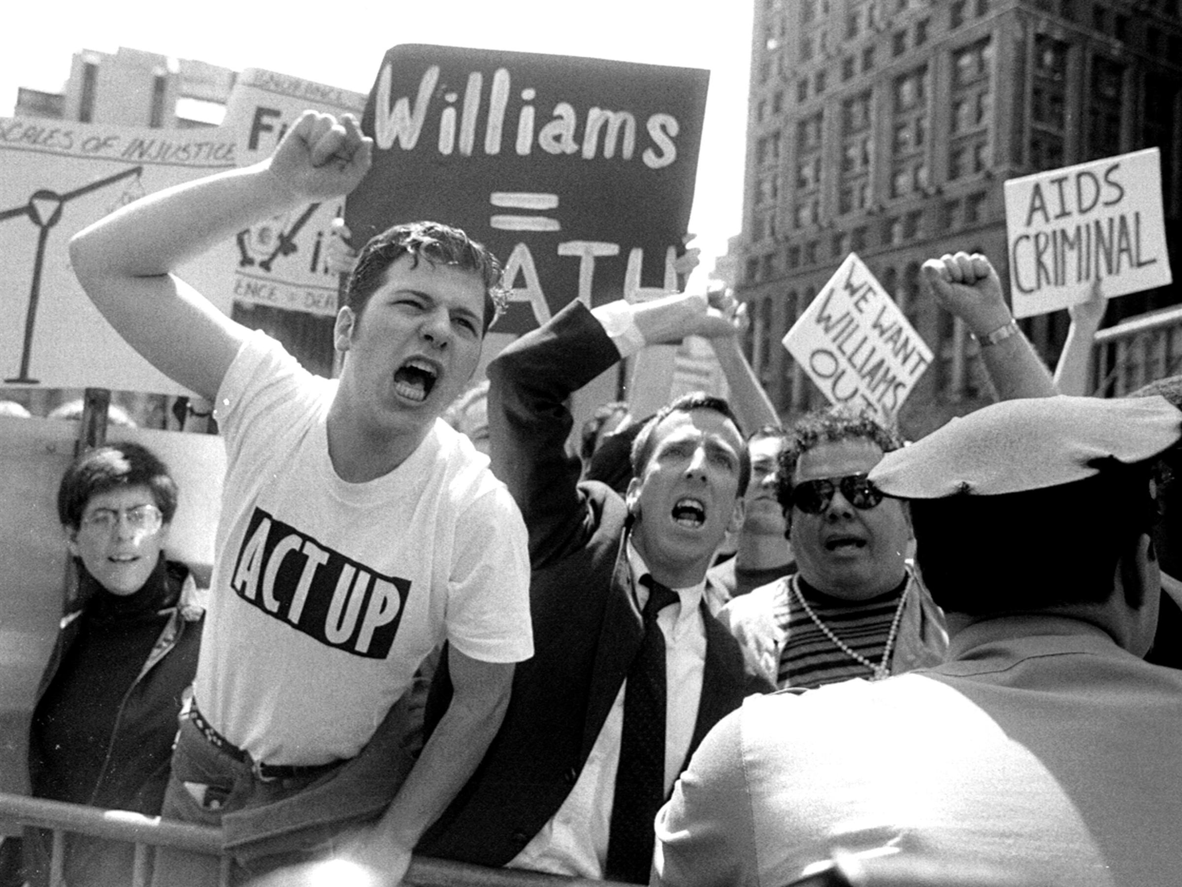 ACT UP history LGBT community growth