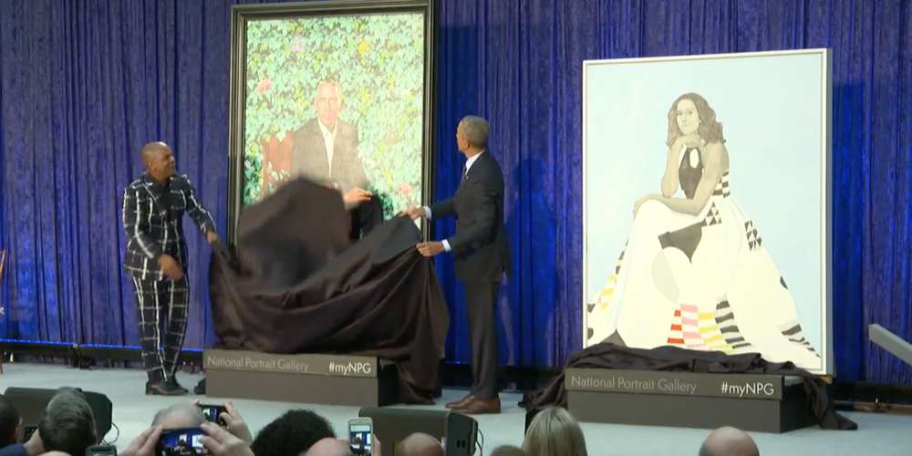 The Just-Revealed Official Obama Portrait Was Painted by Gay Black Artist Kehinde Wiley