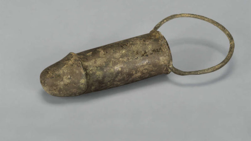 penis heykeli bronze