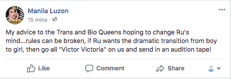 trans drag race contestants manila
