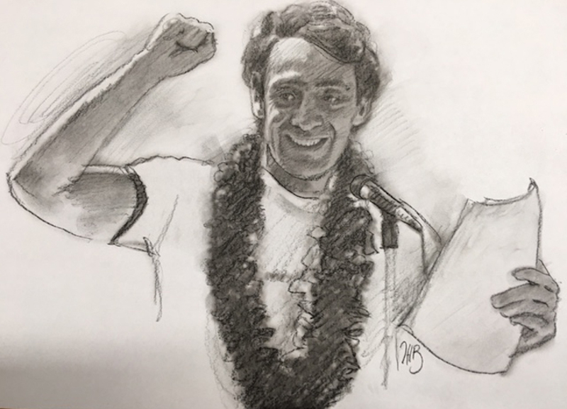 harvey milk comic book drawing Chuck Rozanski