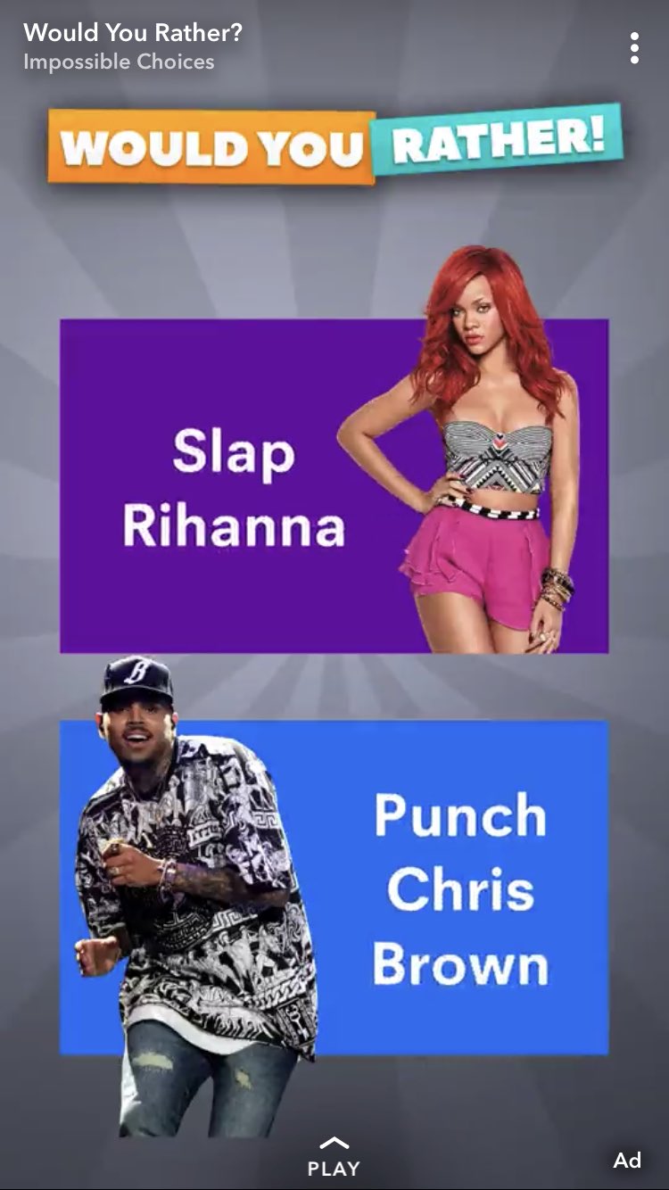 rihanna snapchat ad