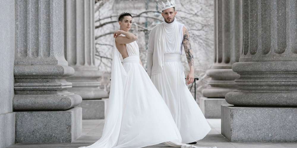 Nico Tortorella Got Married Over the Weekend, and He Walked Down the Aisle in a White Dress