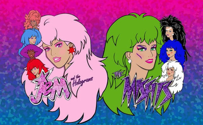 Jem and the Holograms, the Misfits, Spice Girls 01, girl superhero groups 05, female superhero groups 05