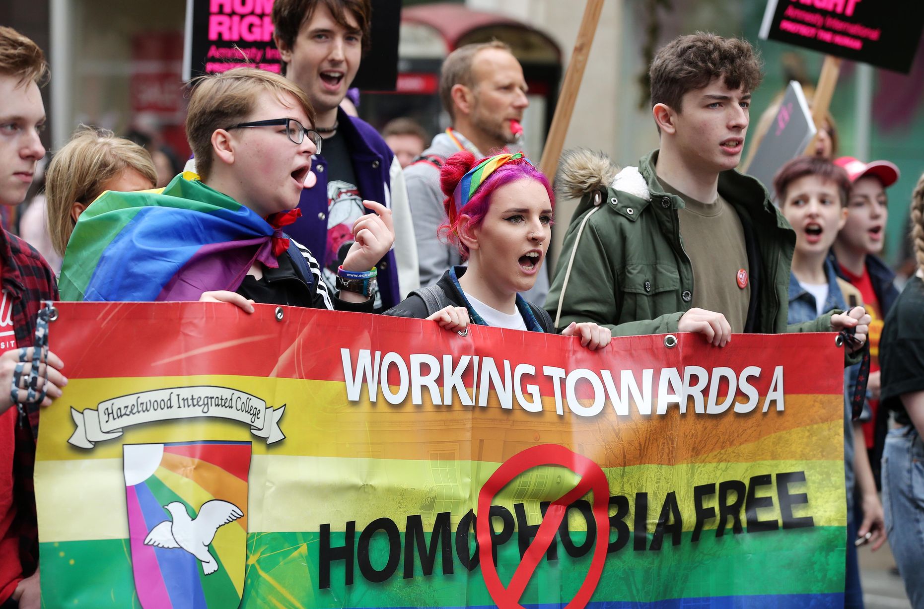 Northern Ireland marriage equality march