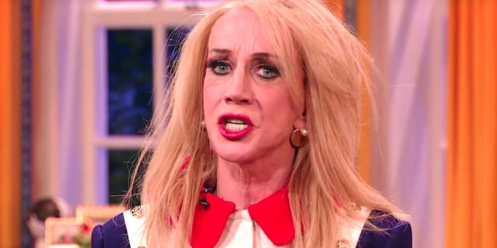 Kathy Griffin Earns 10s Across the Board for a Pitch-Perfect Kellyanne Conway Impersonation