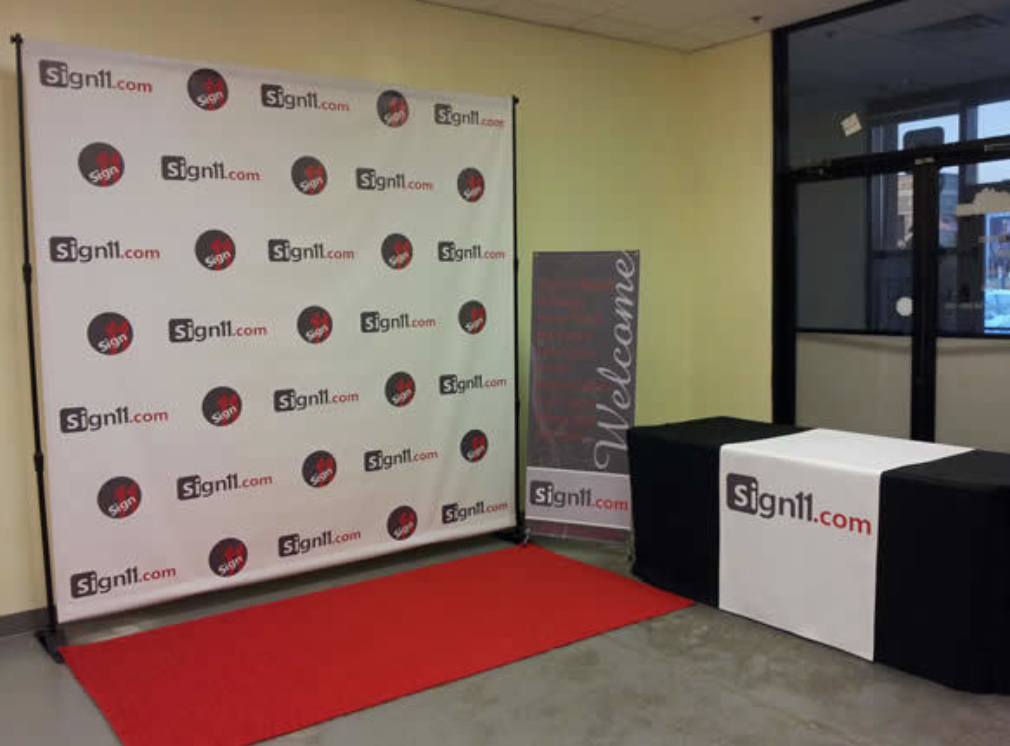 rooftop party red carpet backdrop