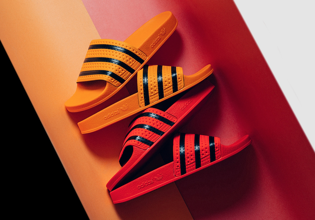current obsessions adidas slides