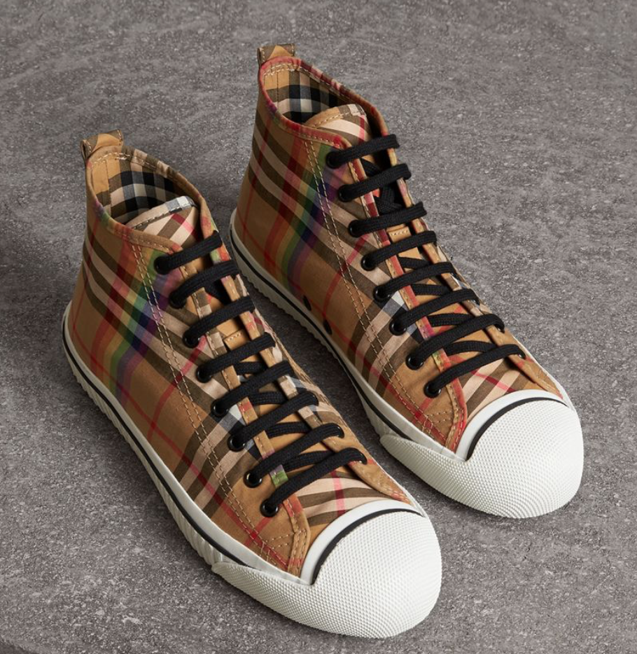 summer essentials burberry sneakers