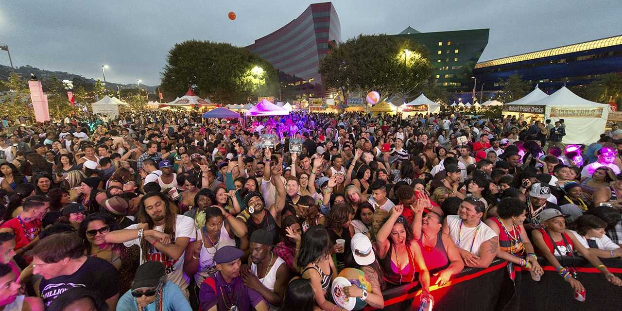 L.A. Pride 2018 crowd