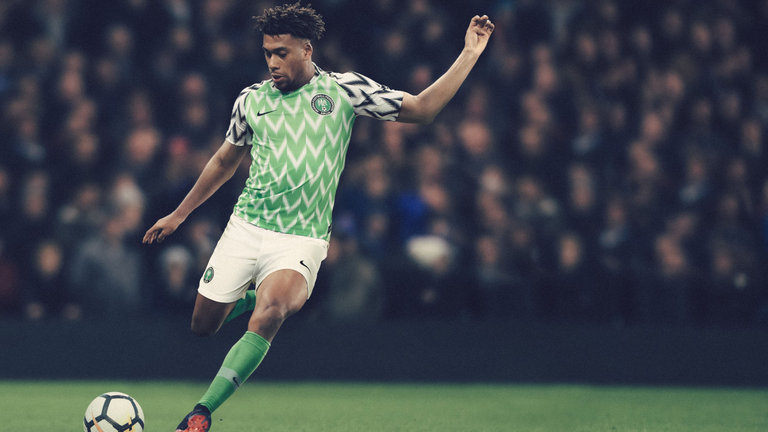 World Cup jerseys 08, World Cup kits 08, Nigeria