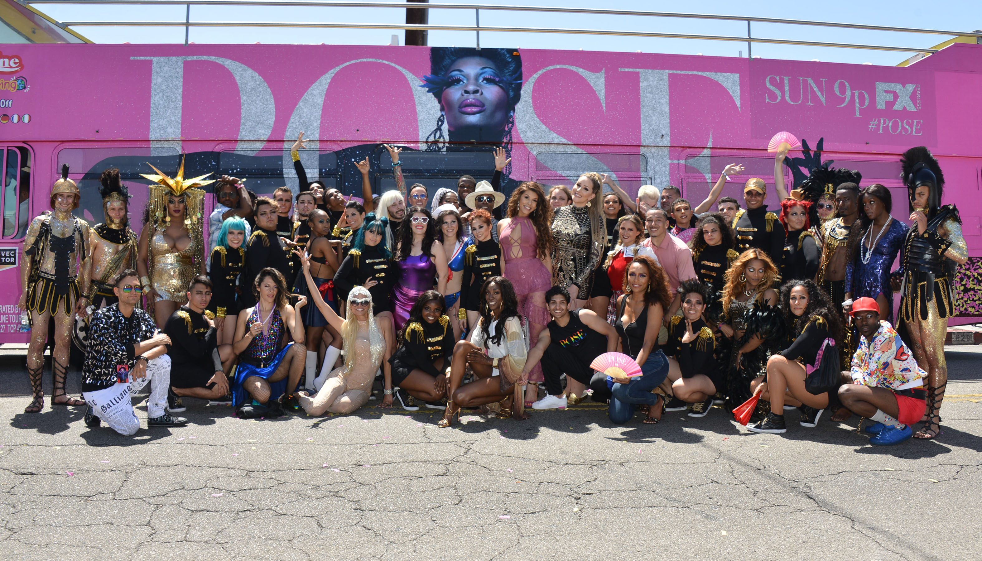 L.A. pride photos pose