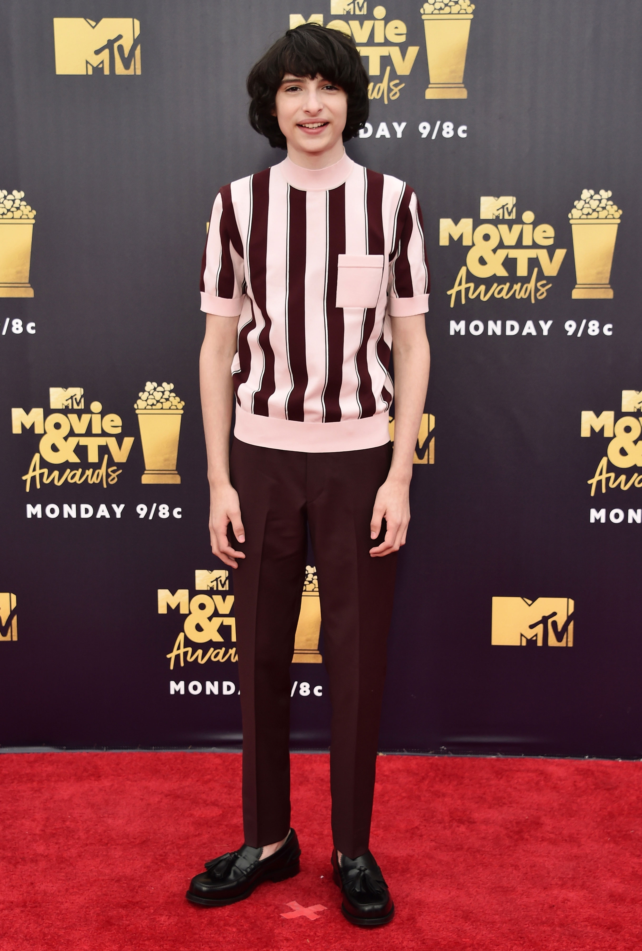 mtv movie and tv awards red carpet finn wolfhard