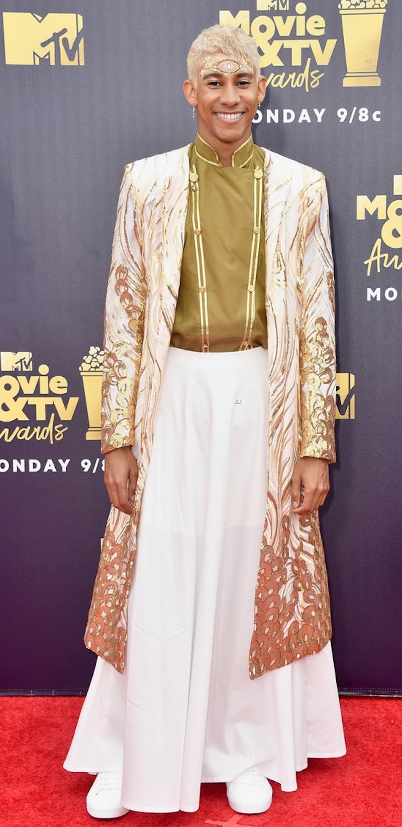 mtv movie and tv awards red carpet keilynan londsdale