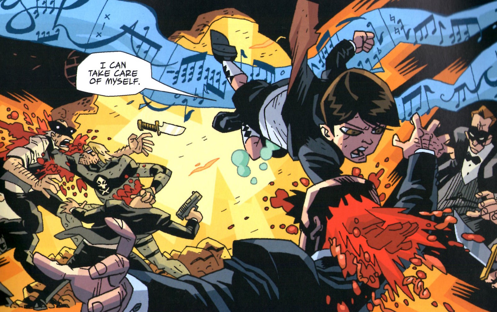 umbrella academy fight
