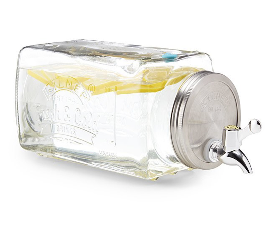 pool party essentials mason jar water dispenser