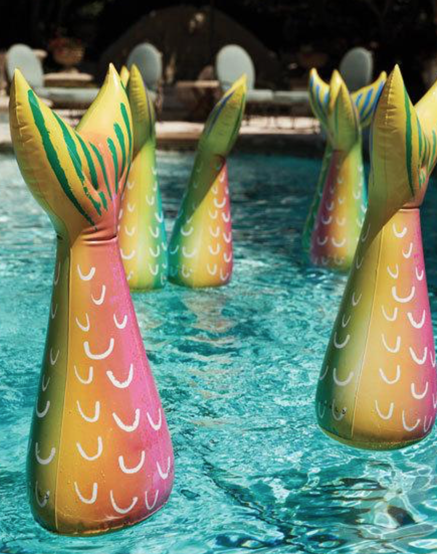 pool party essentials mermaid floats