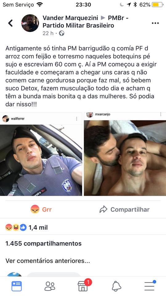 PM gay sofre ataque homofóbico