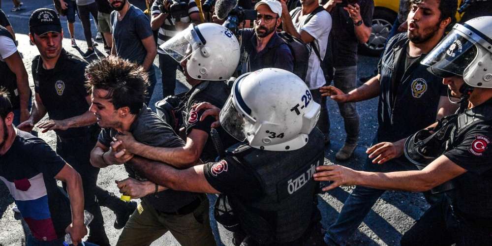 Turkish Police Hit the Istanbul Pride March With Tear Gas and Rubber Bullets Before Making Arrests
