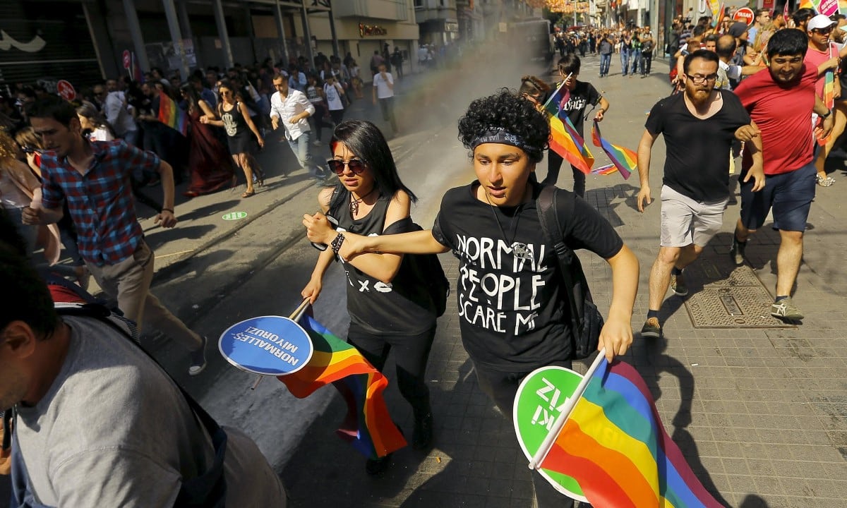 pride march in istanbul