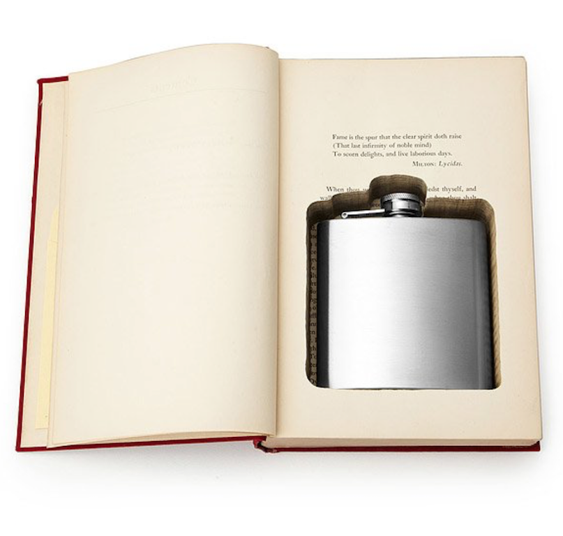 current obsessions flask in a book