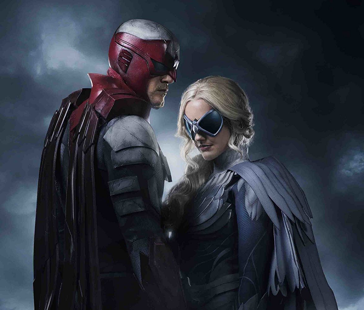 titans show fuck batman hawk and dove