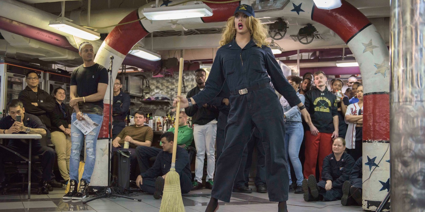 This Navy Drag Queen Treats Fellow Sailors To Live Performances On The