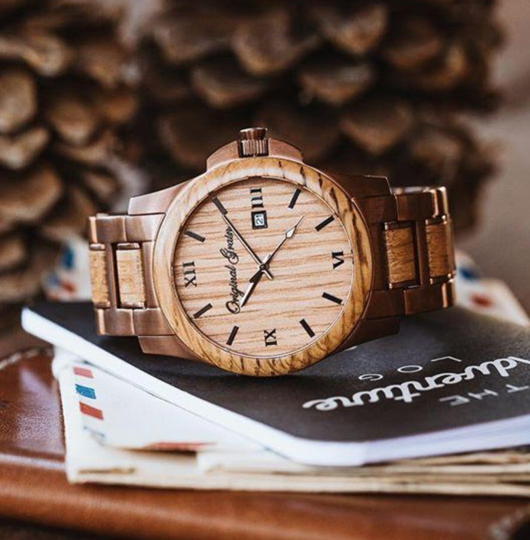 watch essentials recycled whisky watch