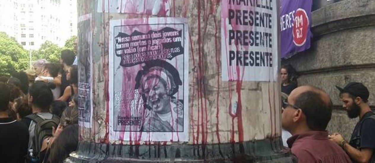 Marielle Franco vandalizada