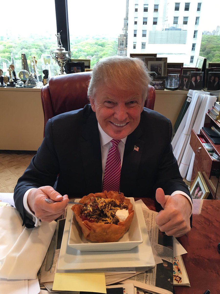 trump grill trump taco salad