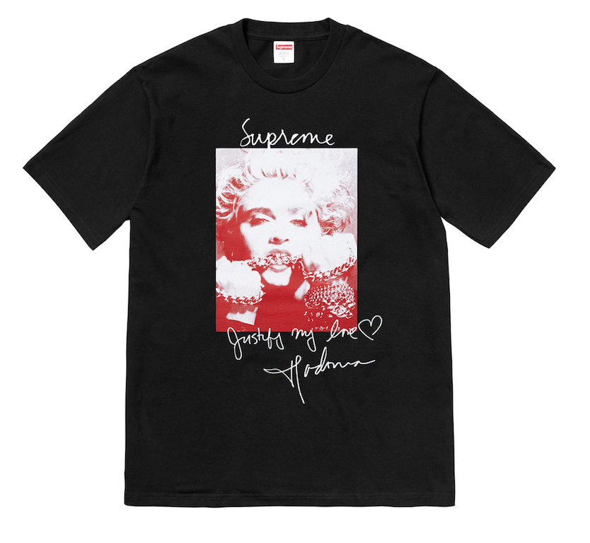 current obsessions supreme madonna tee