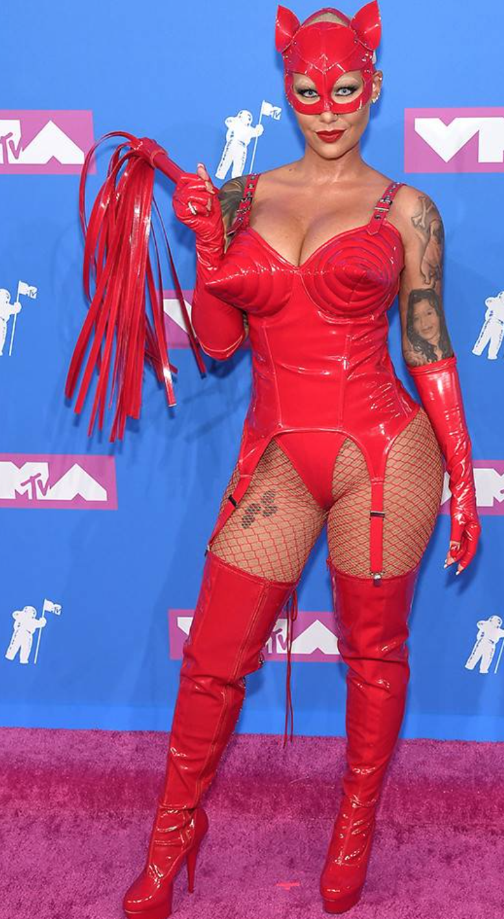 vma red carpet amber rose