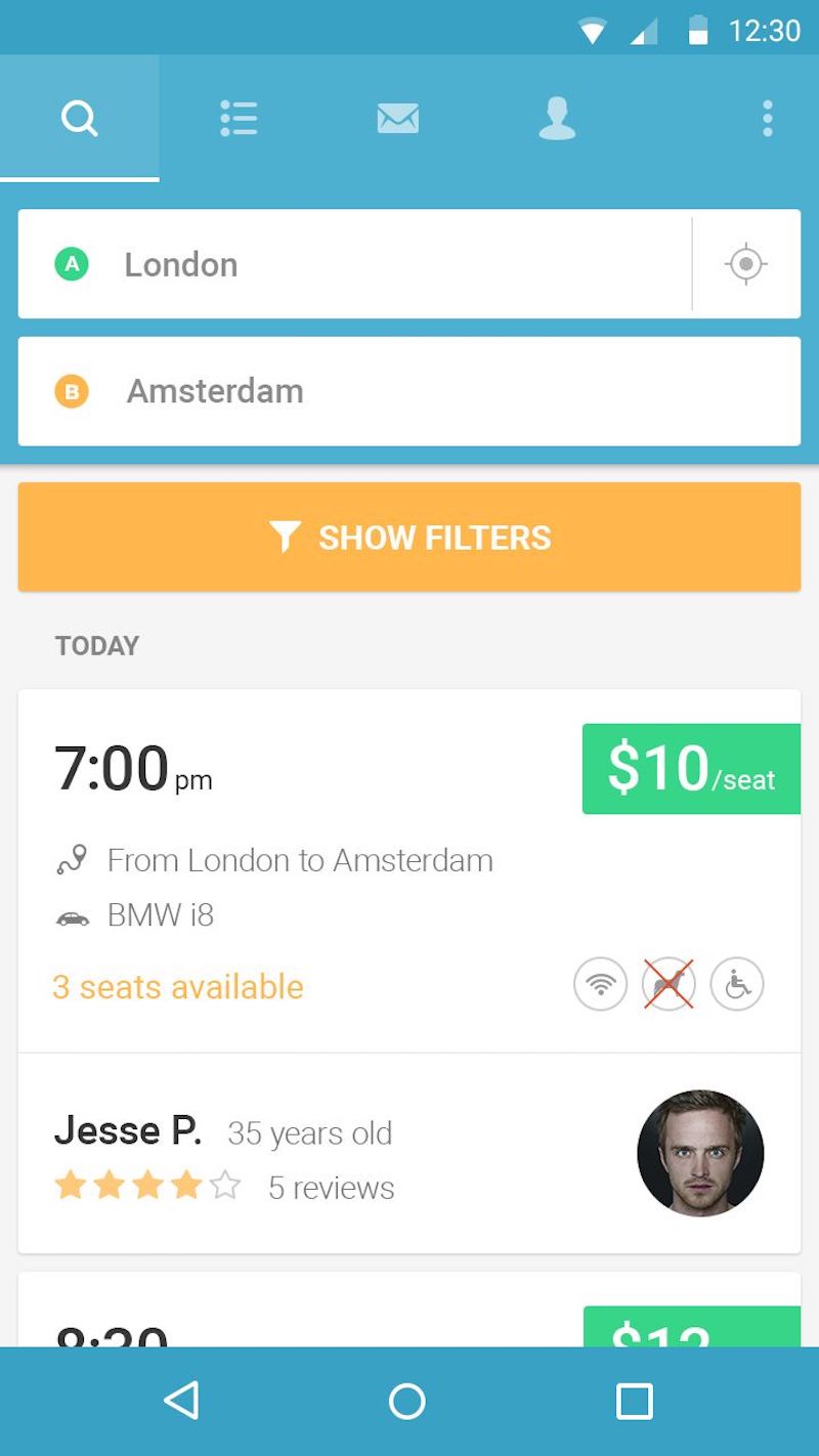 blablacar travel apps