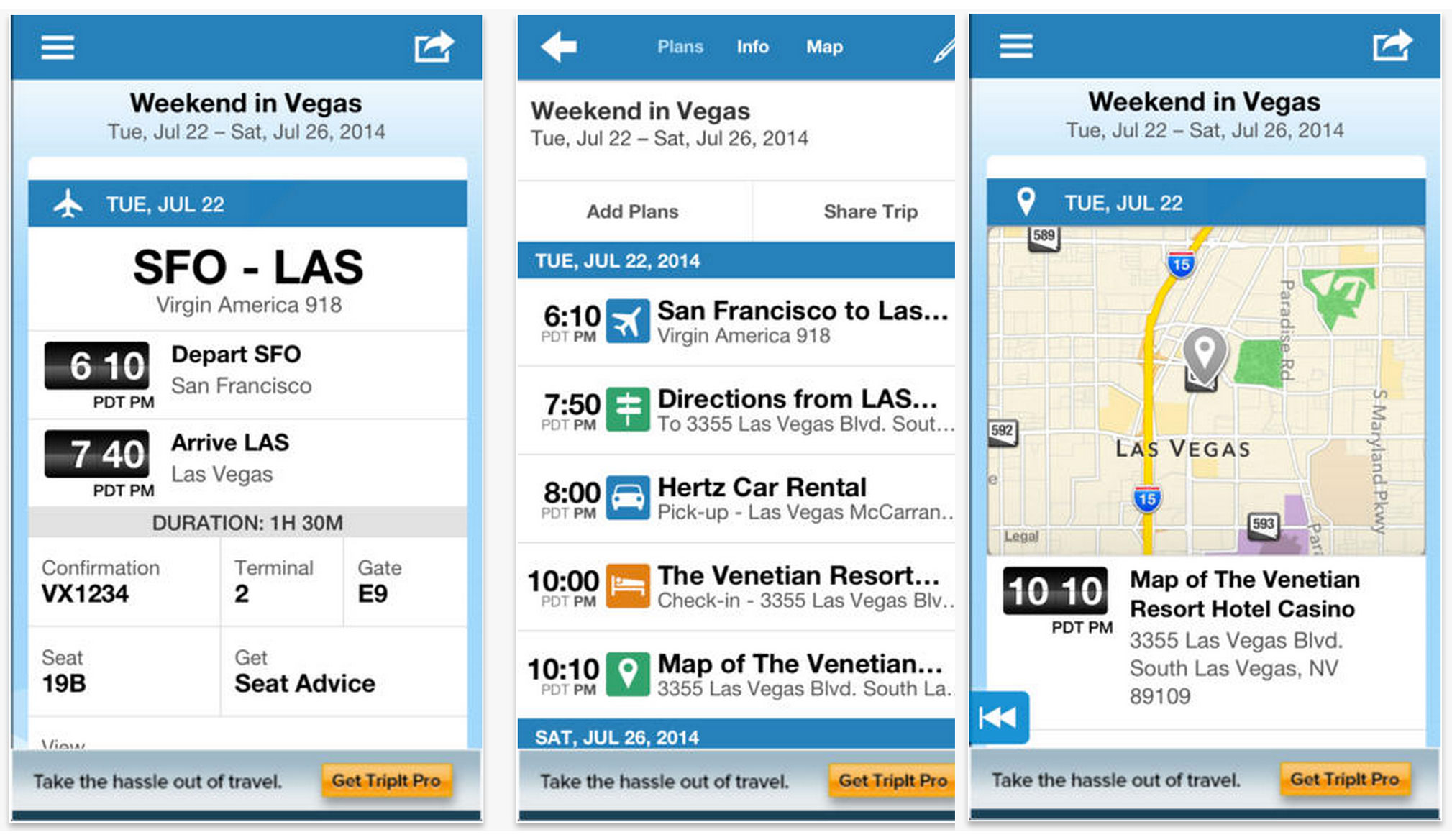 tripit! travel apps