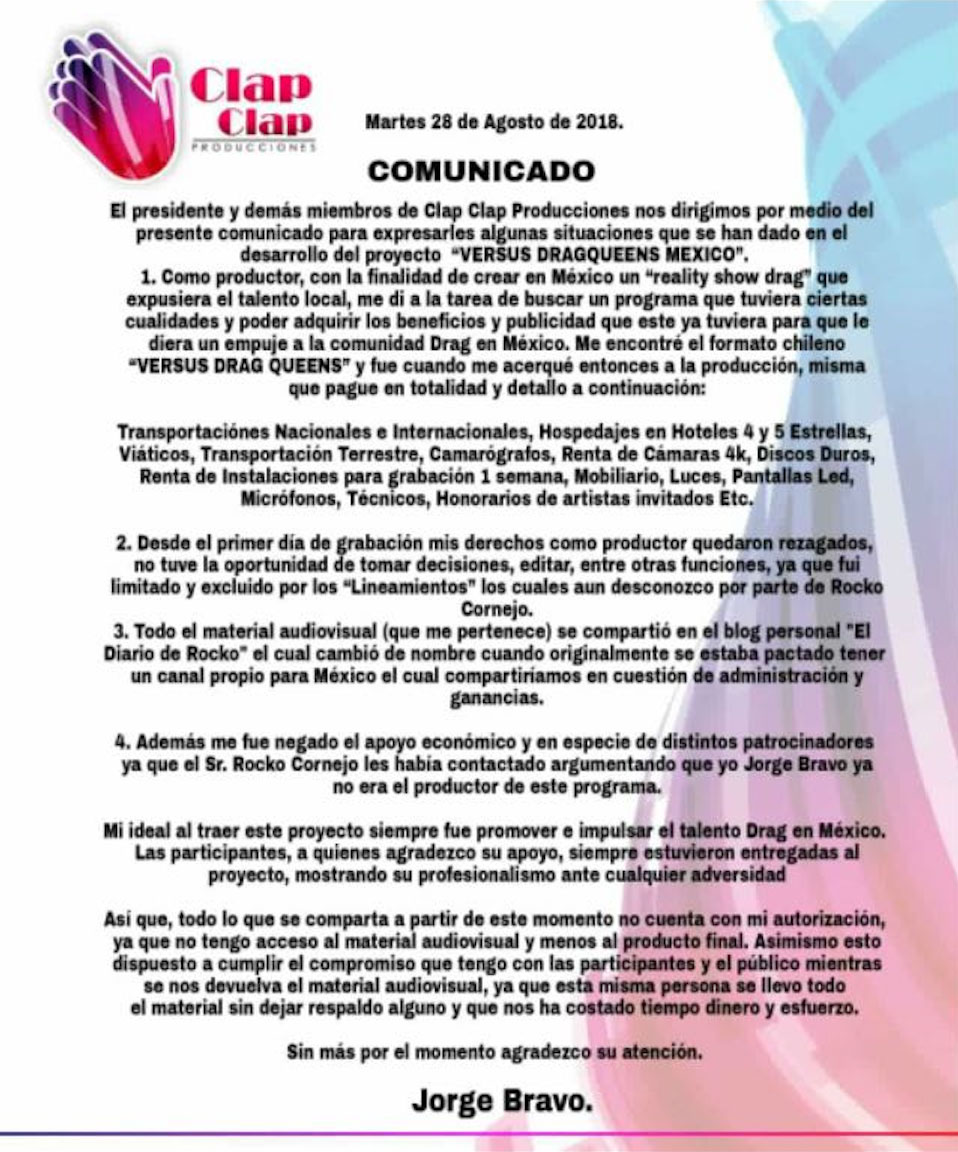 Problemas en Versus DragQueens