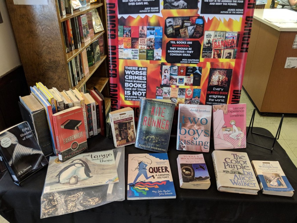 banned books display