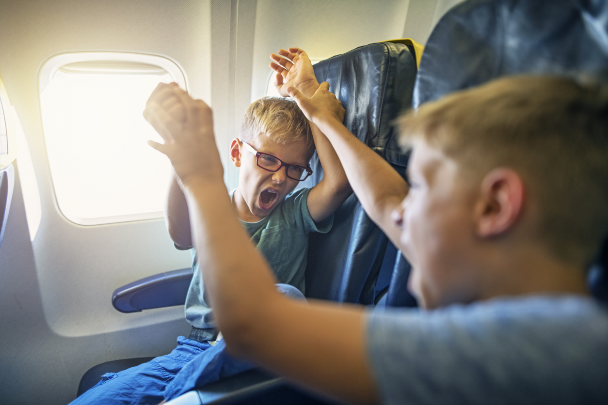 annoying airplane behavior kids