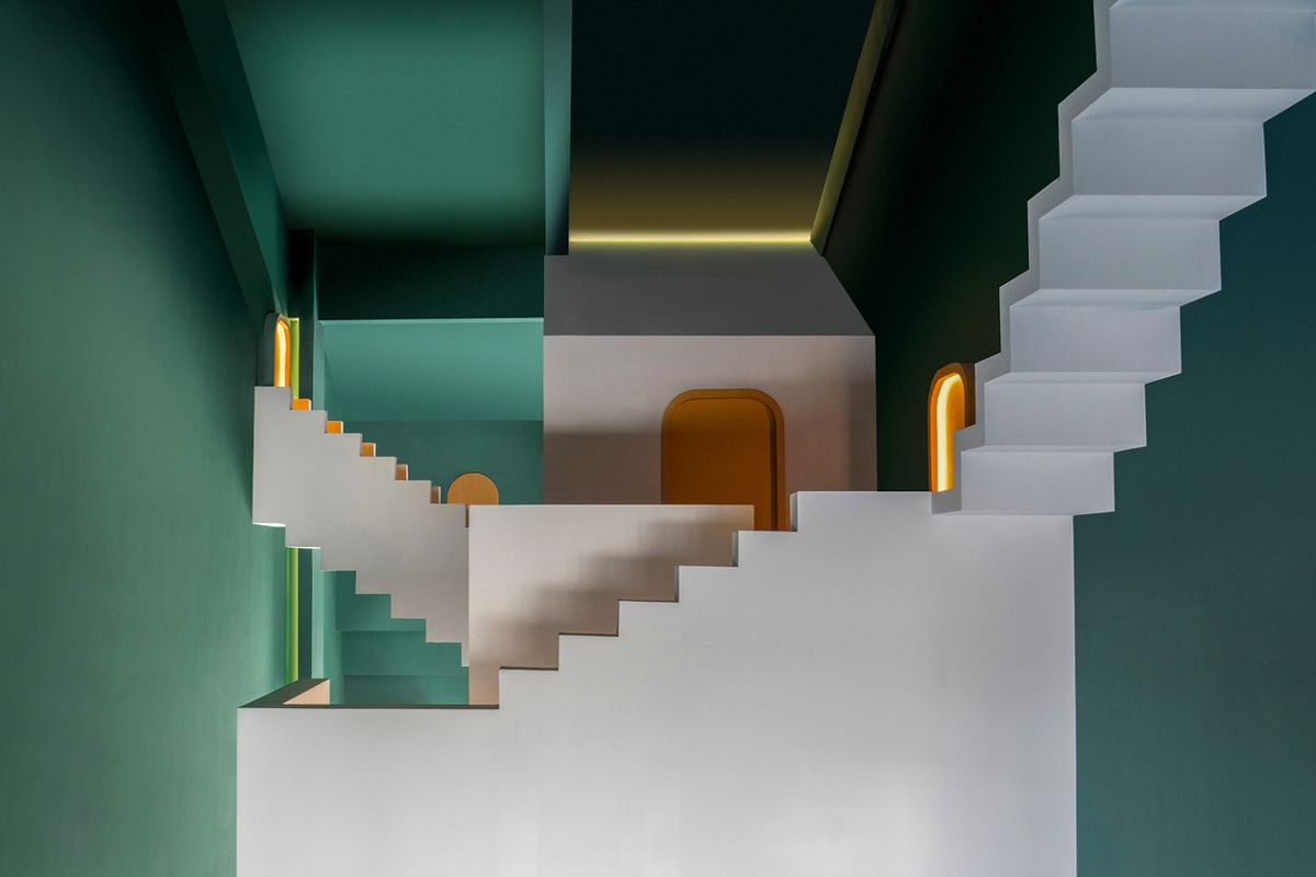 m.c. escher hotel rooms inside