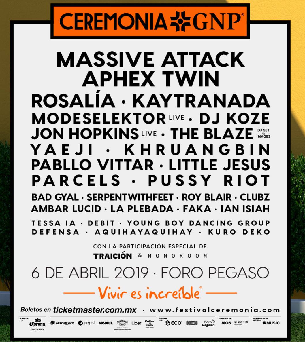 festival ceremonia lineup