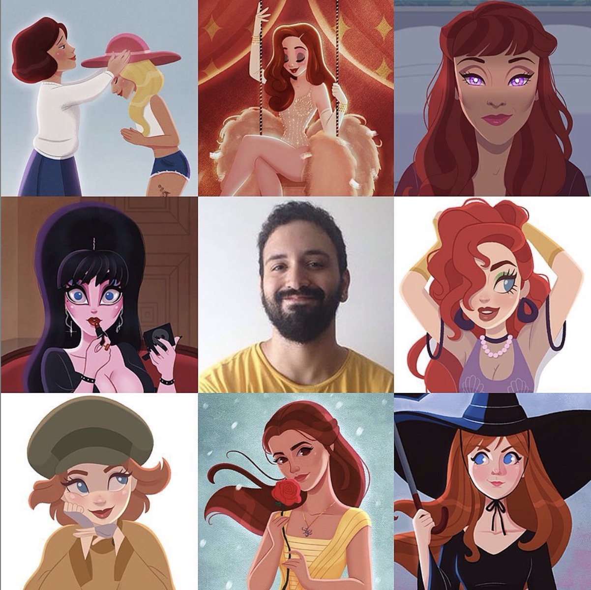 disney princesses artist marciano
