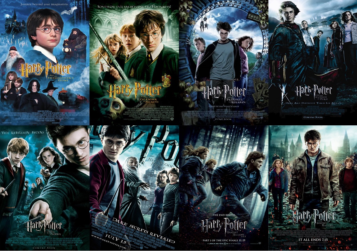 harry potter films posters